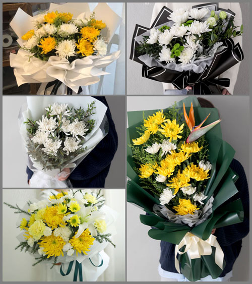 贵州毕节市黔西县太来乡太来村白事花束代送